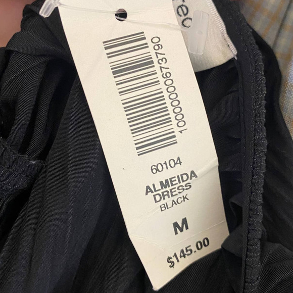 NWT Aritzia Wilfred Almeida Dress Black - Picture 9 of 12